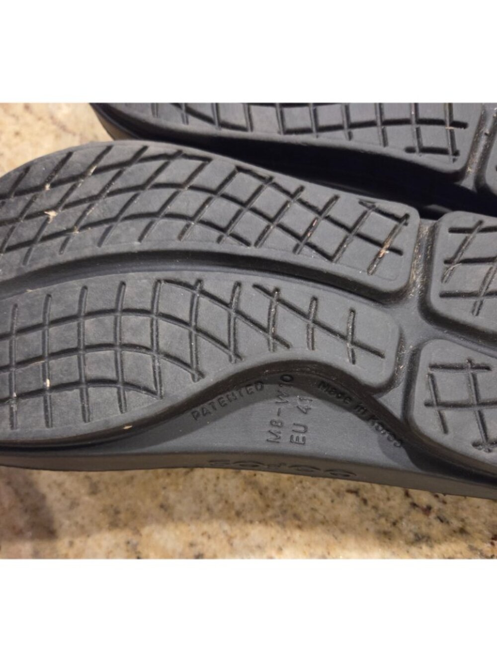 Oofos Original Unisex Recovery Thong Flip-Flop Black Men Size 8 Womens 10 EU 41 - Picture 13 of 14